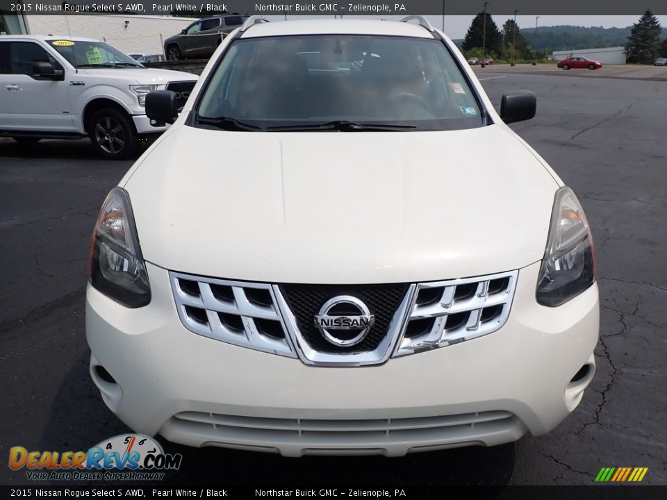 2015 Nissan Rogue Select S AWD Pearl White / Black Photo #3