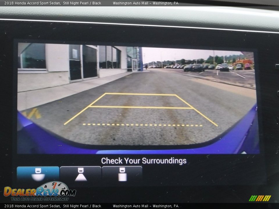 2018 Honda Accord Sport Sedan Still Night Pearl / Black Photo #19