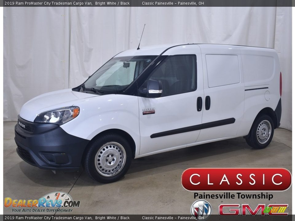 2019 Ram ProMaster City Tradesman Cargo Van Bright White / Black Photo #1