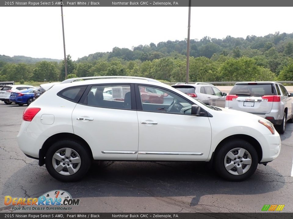 2015 Nissan Rogue Select S AWD Pearl White / Black Photo #5