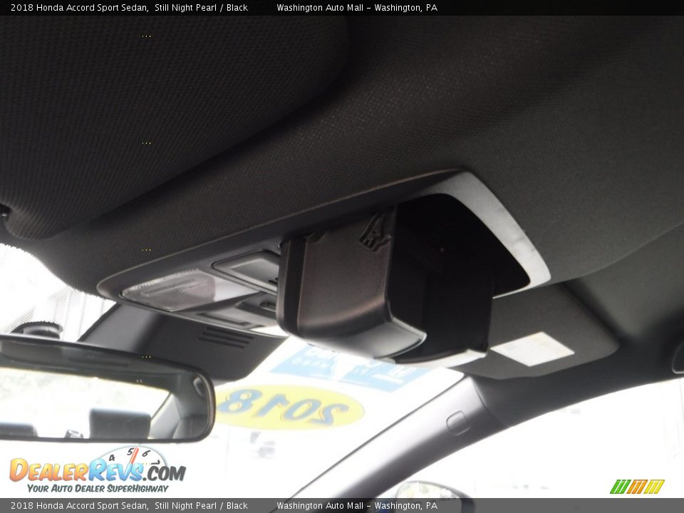 2018 Honda Accord Sport Sedan Still Night Pearl / Black Photo #23