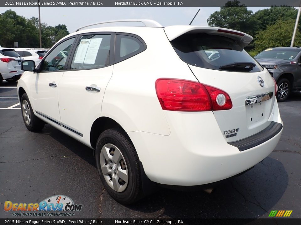 2015 Nissan Rogue Select S AWD Pearl White / Black Photo #9