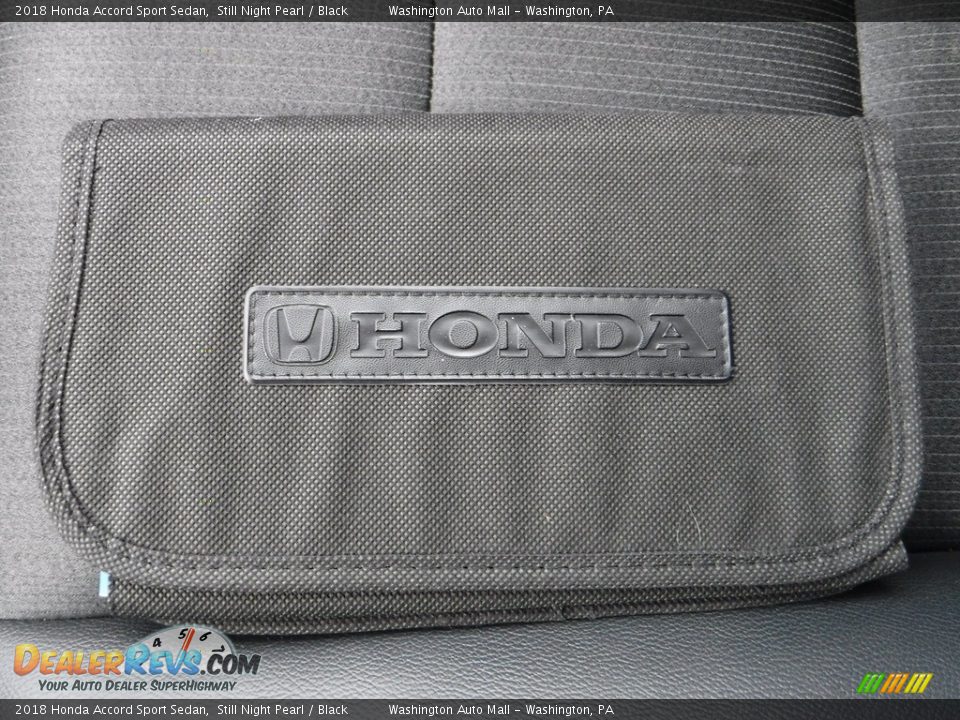 2018 Honda Accord Sport Sedan Still Night Pearl / Black Photo #28