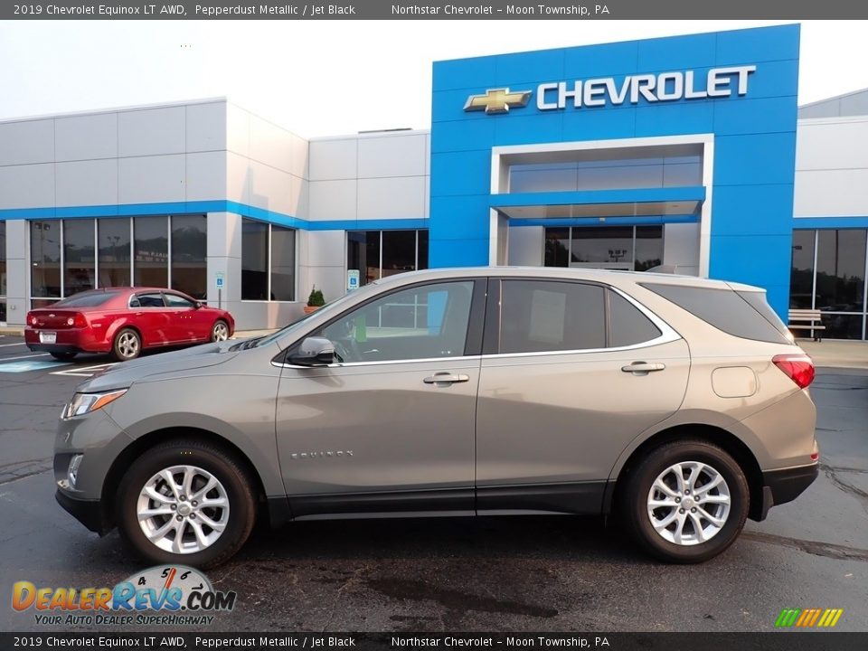 2019 Chevrolet Equinox LT AWD Pepperdust Metallic / Jet Black Photo #3