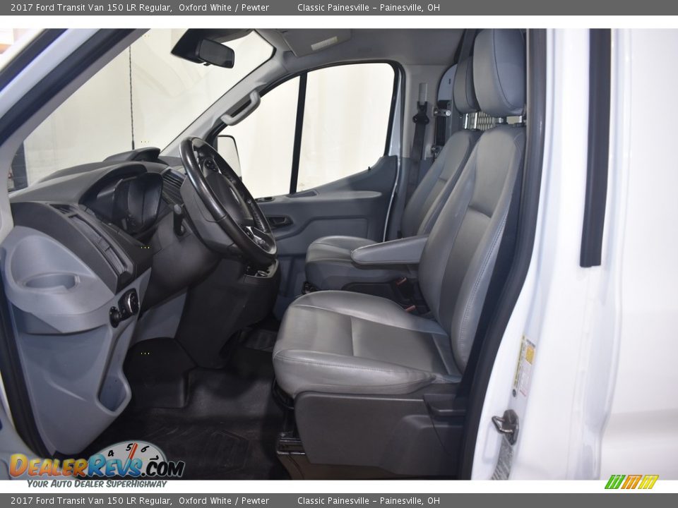 2017 Ford Transit Van 150 LR Regular Oxford White / Pewter Photo #6