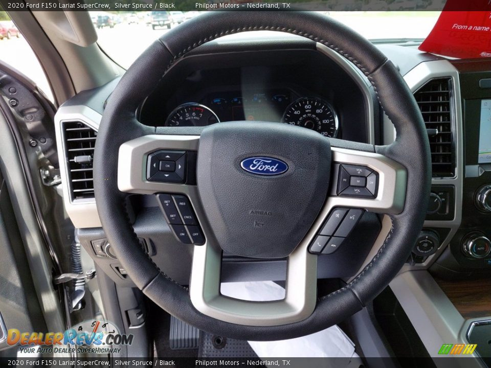 2020 Ford F150 Lariat SuperCrew Steering Wheel Photo #12