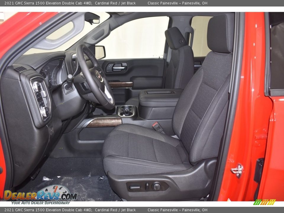 2021 GMC Sierra 1500 Elevation Double Cab 4WD Cardinal Red / Jet Black Photo #6