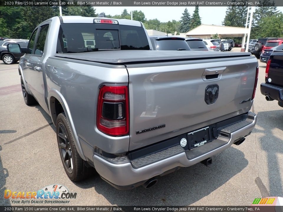 2020 Ram 1500 Laramie Crew Cab 4x4 Billet Silver Metallic / Black Photo #4