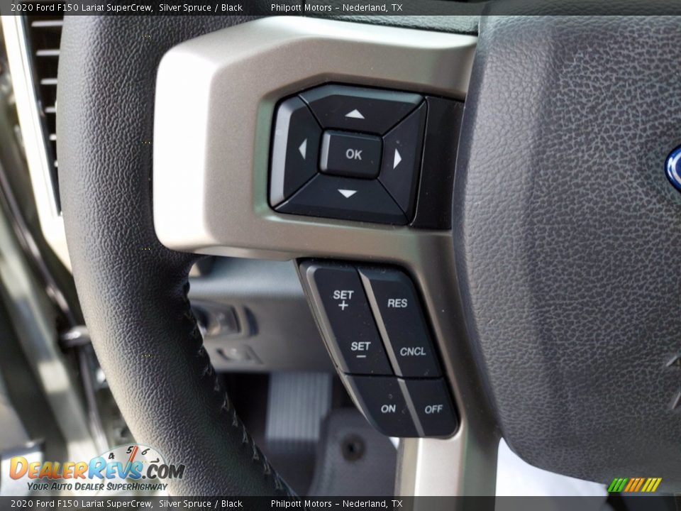2020 Ford F150 Lariat SuperCrew Steering Wheel Photo #13