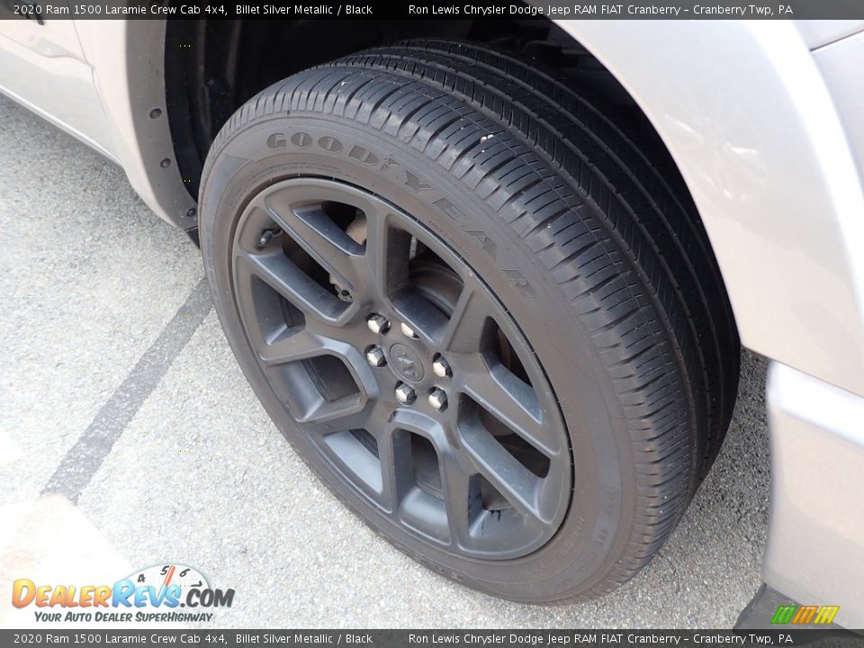 2020 Ram 1500 Laramie Crew Cab 4x4 Billet Silver Metallic / Black Photo #5