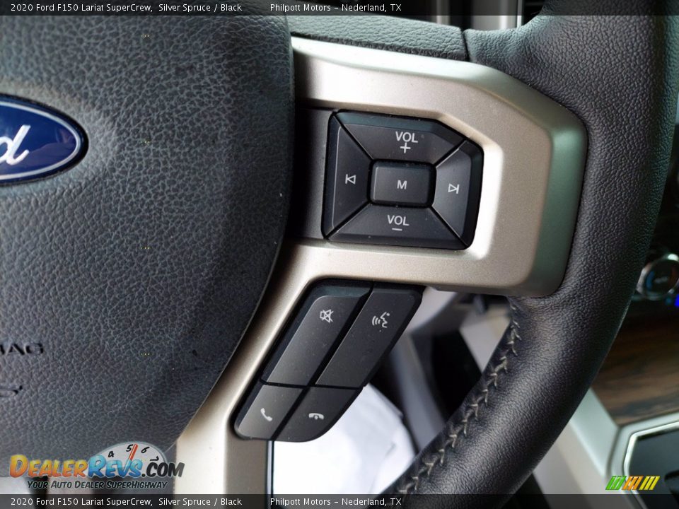 2020 Ford F150 Lariat SuperCrew Steering Wheel Photo #14