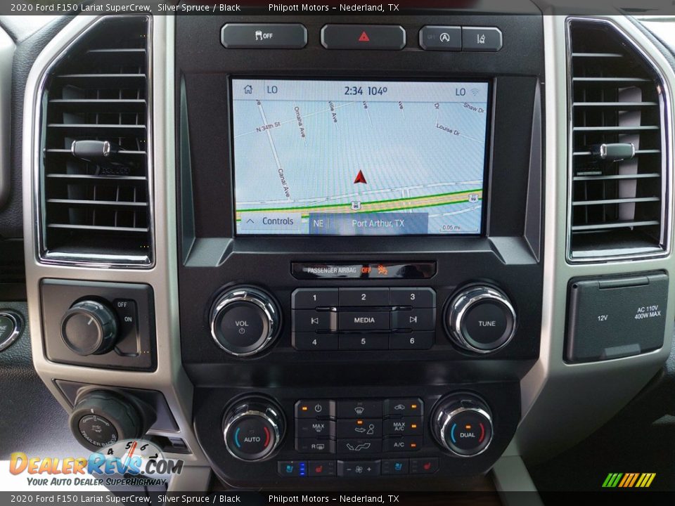 Navigation of 2020 Ford F150 Lariat SuperCrew Photo #15