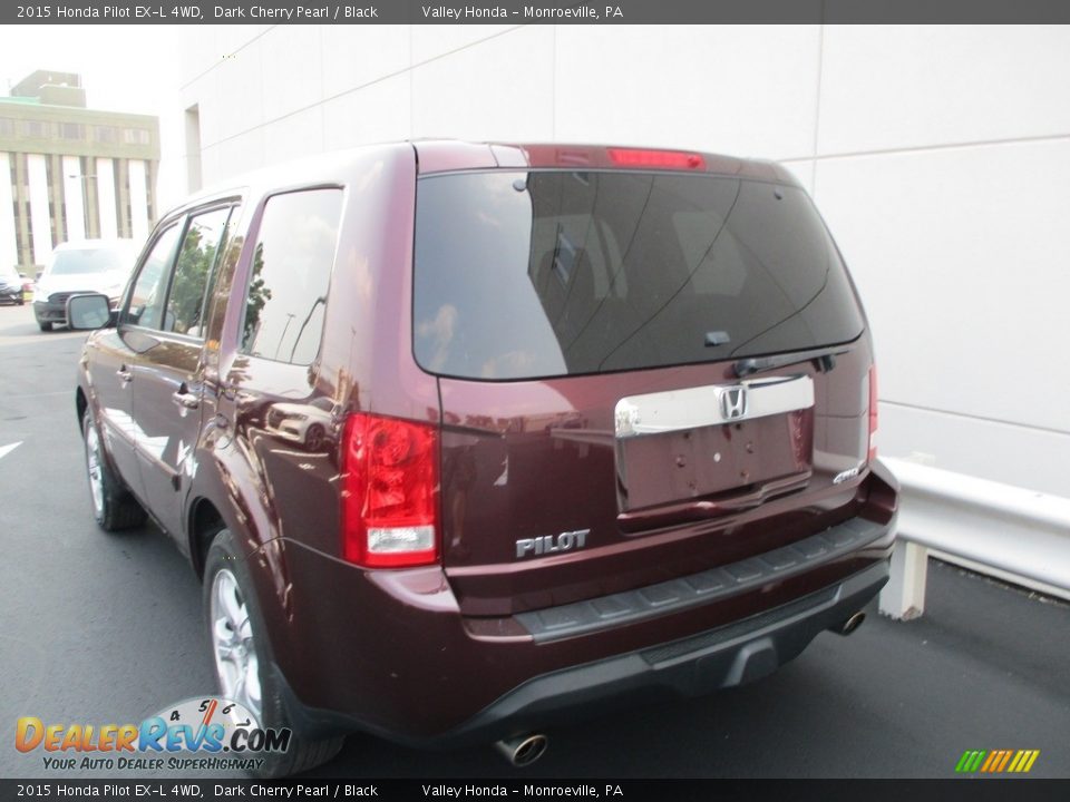 2015 Honda Pilot EX-L 4WD Dark Cherry Pearl / Black Photo #3