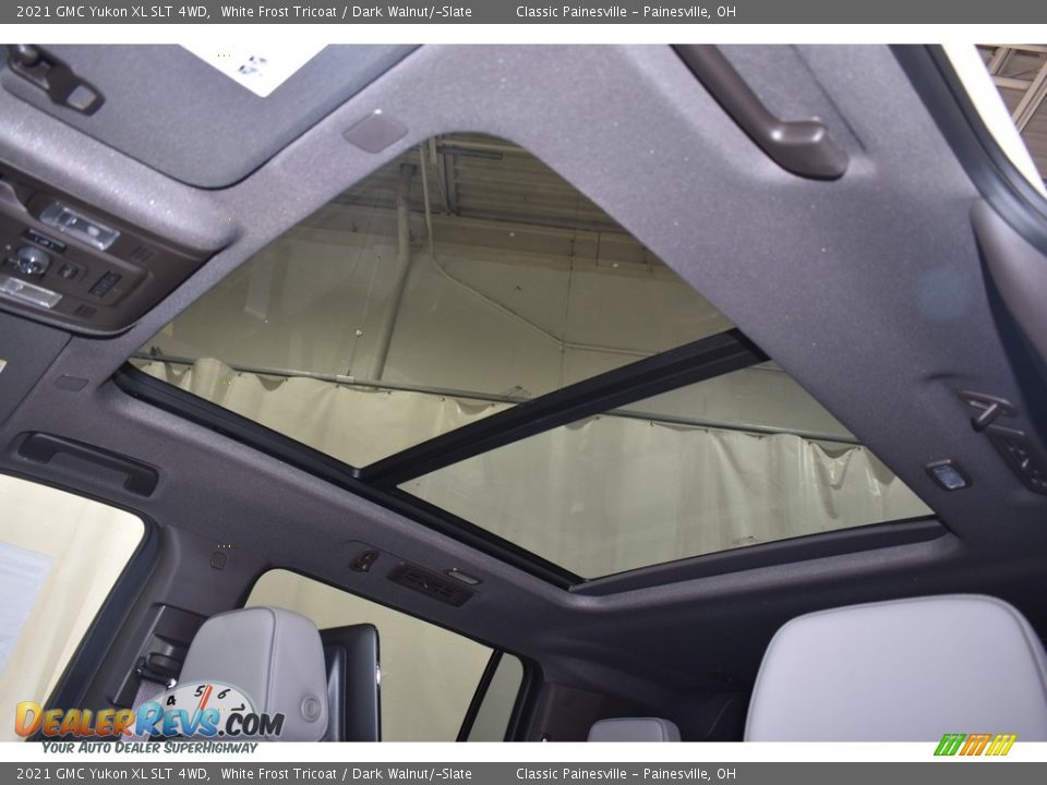 2021 GMC Yukon XL SLT 4WD White Frost Tricoat / Dark Walnut/­Slate Photo #6