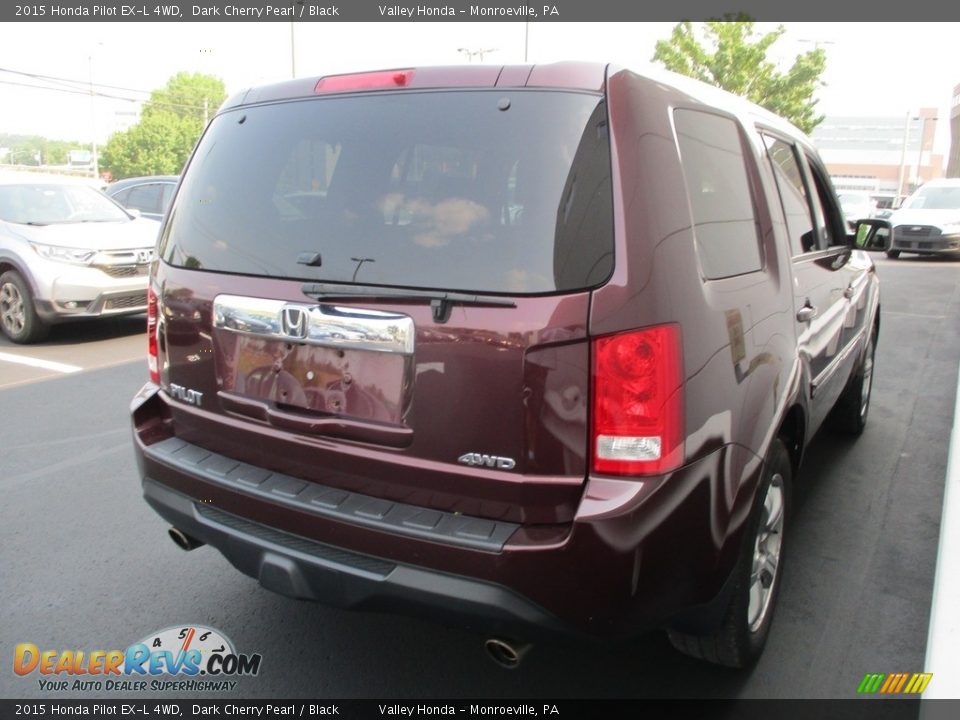 2015 Honda Pilot EX-L 4WD Dark Cherry Pearl / Black Photo #5