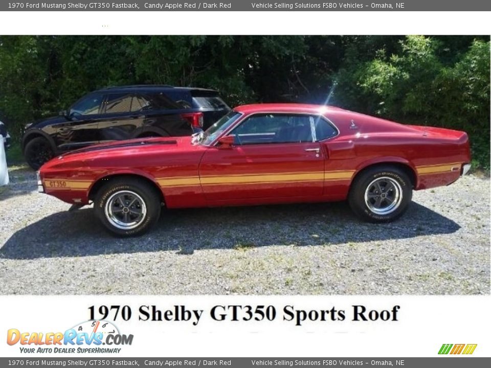 1970 Ford Mustang Shelby GT350 Fastback Candy Apple Red / Dark Red Photo #1