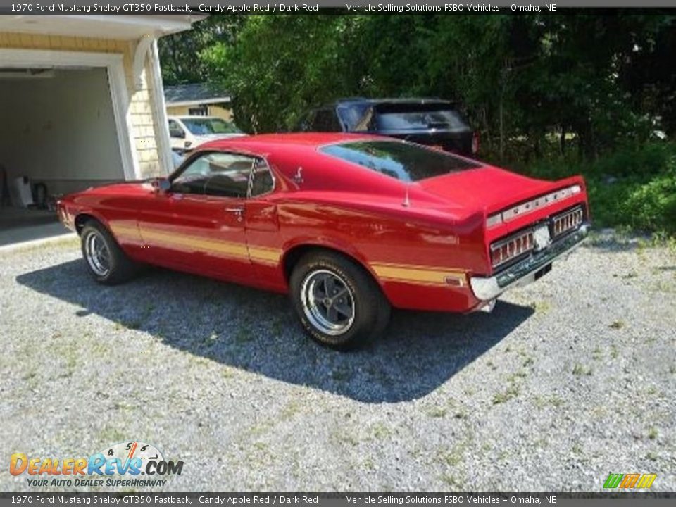 1970 Ford Mustang Shelby GT350 Fastback Candy Apple Red / Dark Red Photo #2
