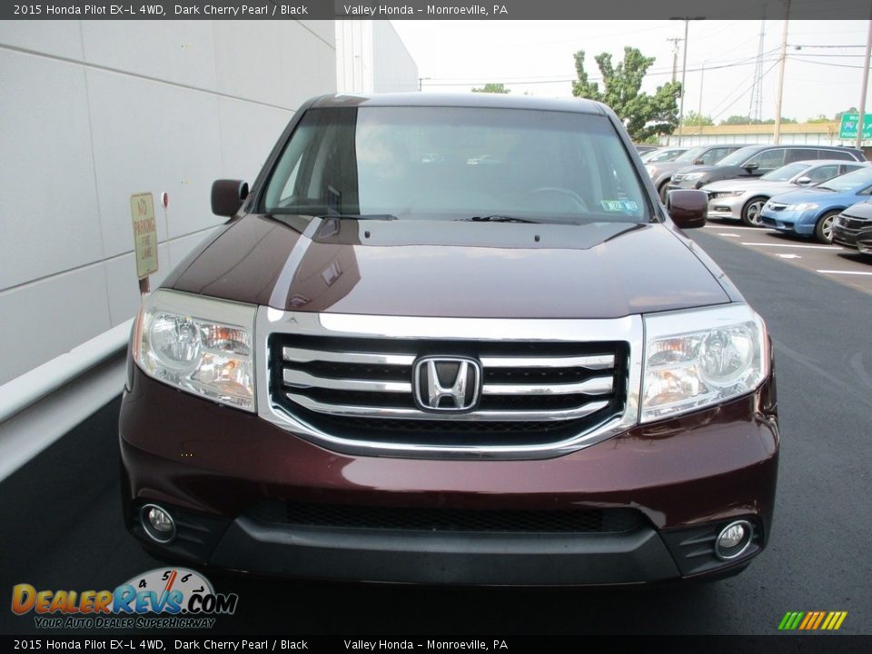 2015 Honda Pilot EX-L 4WD Dark Cherry Pearl / Black Photo #8