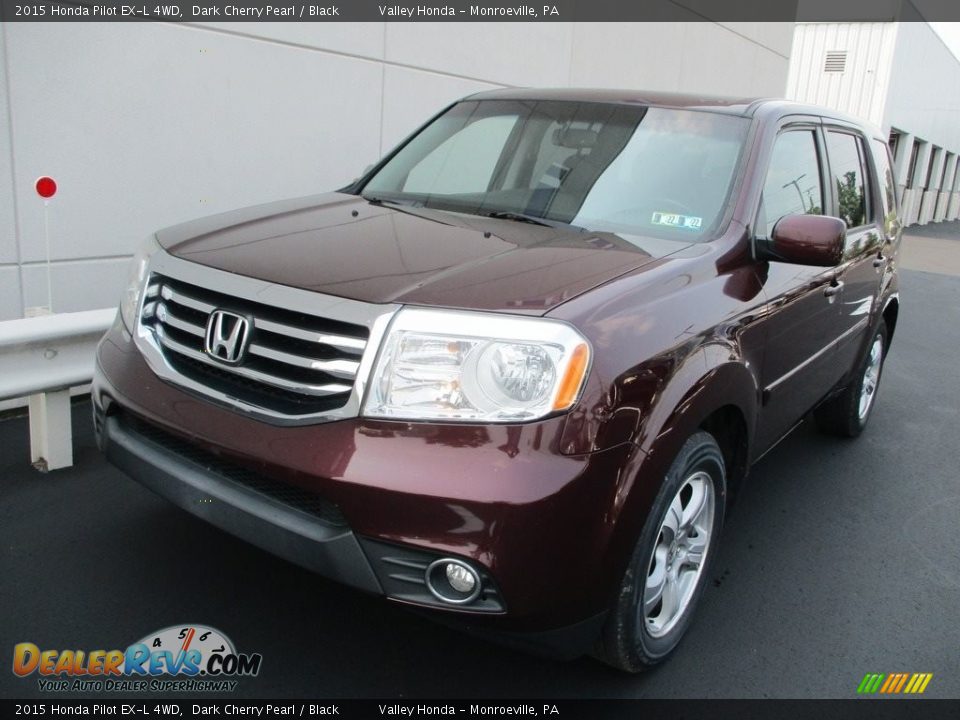 2015 Honda Pilot EX-L 4WD Dark Cherry Pearl / Black Photo #9