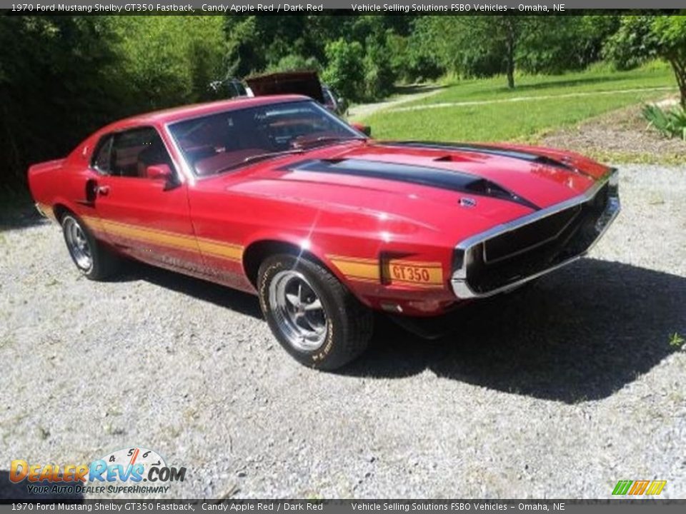 1970 Ford Mustang Shelby GT350 Fastback Candy Apple Red / Dark Red Photo #9