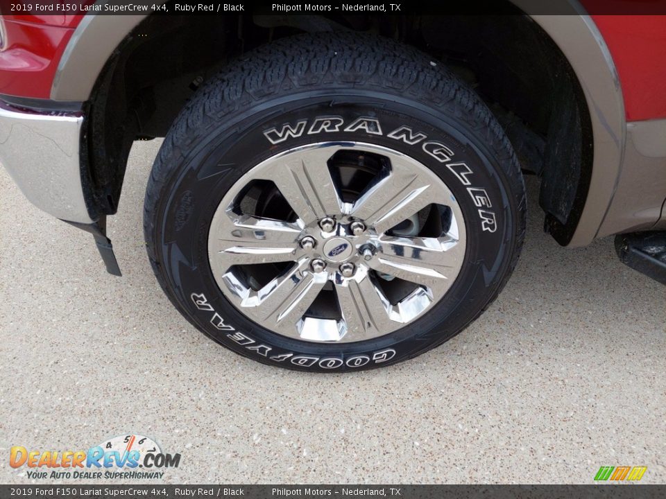 2019 Ford F150 Lariat SuperCrew 4x4 Ruby Red / Black Photo #9
