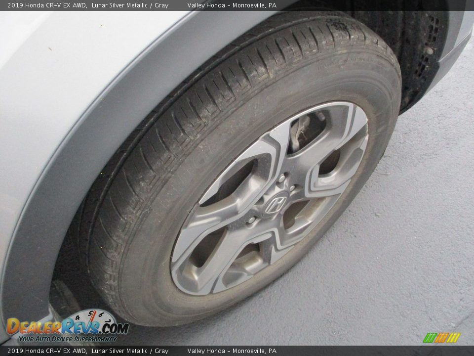 2019 Honda CR-V EX AWD Lunar Silver Metallic / Gray Photo #6
