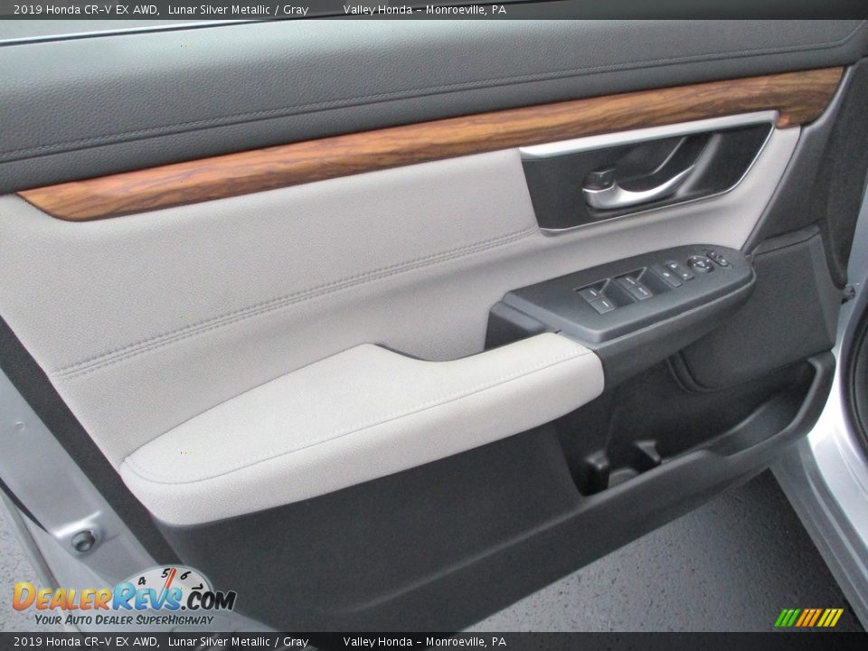 2019 Honda CR-V EX AWD Lunar Silver Metallic / Gray Photo #10