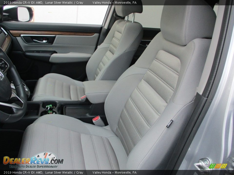 2019 Honda CR-V EX AWD Lunar Silver Metallic / Gray Photo #11