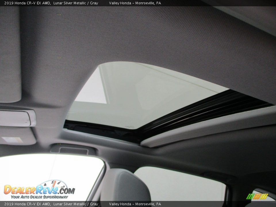 2019 Honda CR-V EX AWD Lunar Silver Metallic / Gray Photo #13