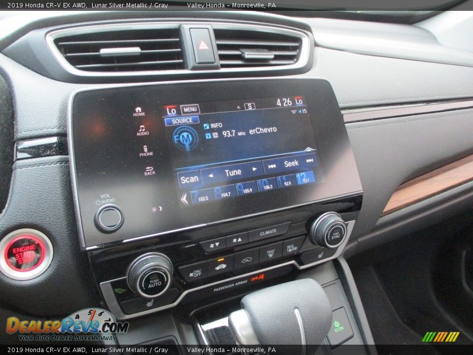 2019 Honda CR-V EX AWD Lunar Silver Metallic / Gray Photo #15