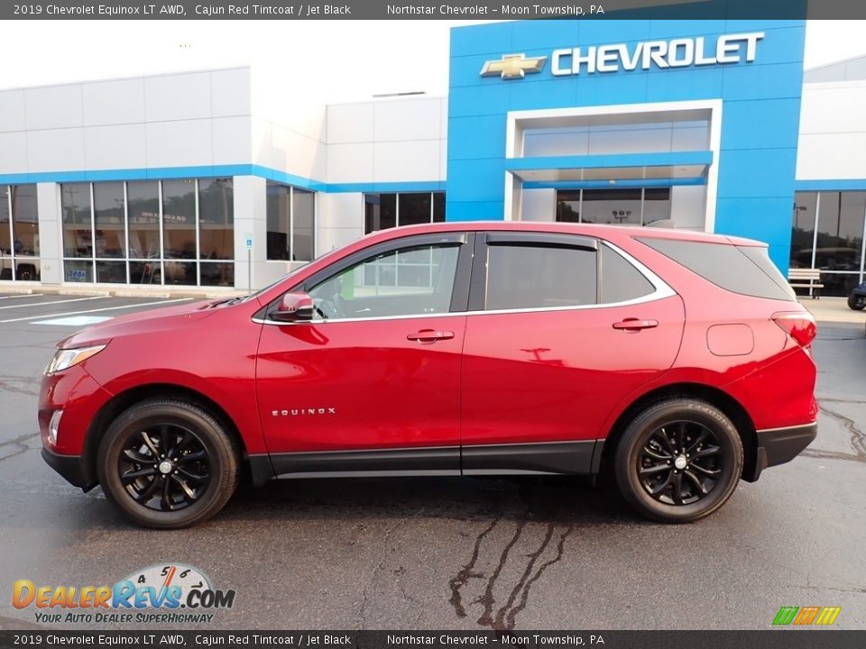 2019 Chevrolet Equinox LT AWD Cajun Red Tintcoat / Jet Black Photo #3