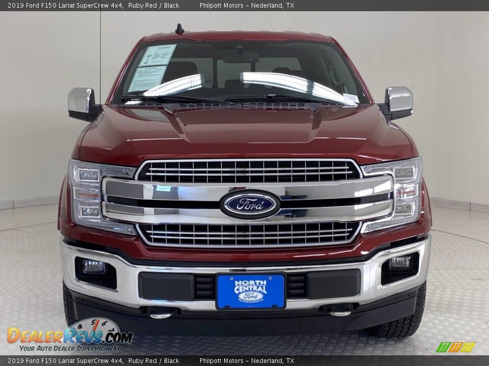 2019 Ford F150 Lariat SuperCrew 4x4 Ruby Red / Black Photo #2