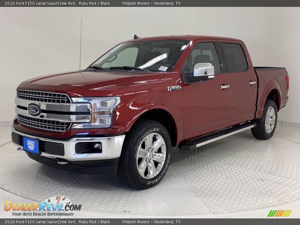 2019 Ford F150 Lariat SuperCrew 4x4 Ruby Red / Black Photo #3