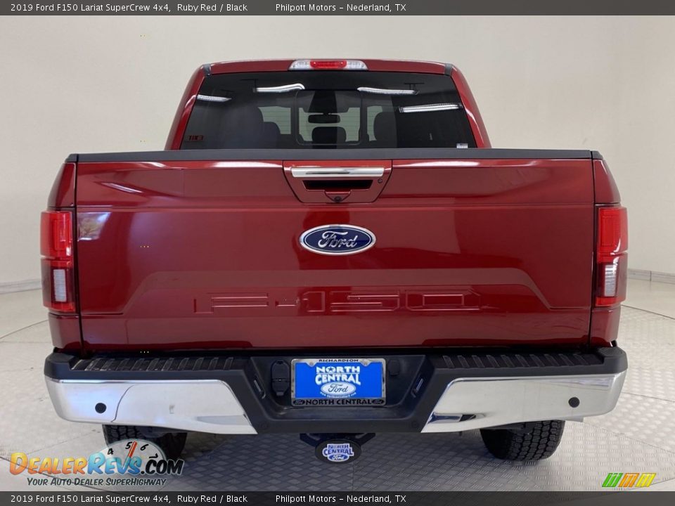 2019 Ford F150 Lariat SuperCrew 4x4 Ruby Red / Black Photo #6