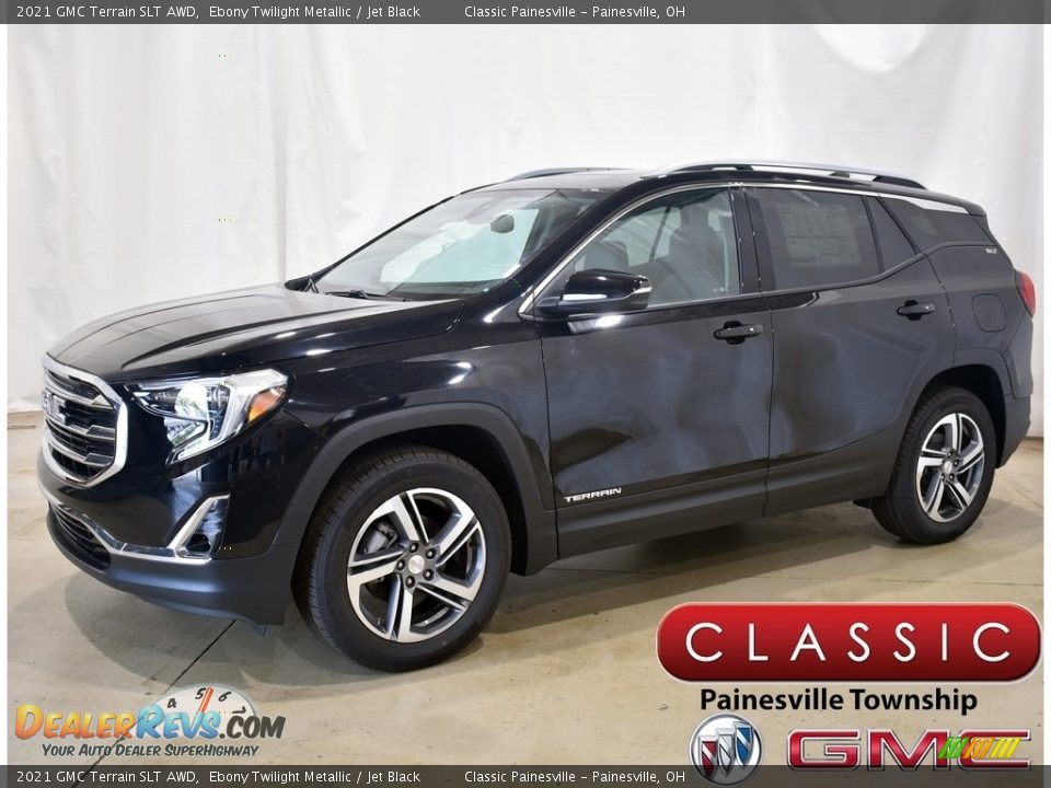 2021 GMC Terrain SLT AWD Ebony Twilight Metallic / Jet Black Photo #1