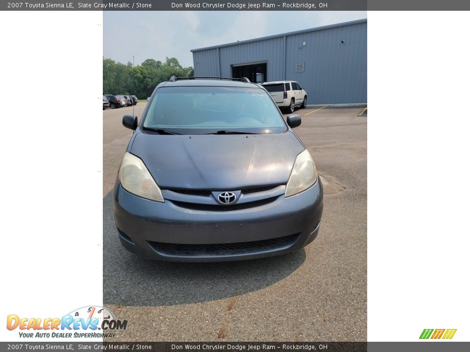 2007 Toyota Sienna LE Slate Gray Metallic / Stone Photo #2