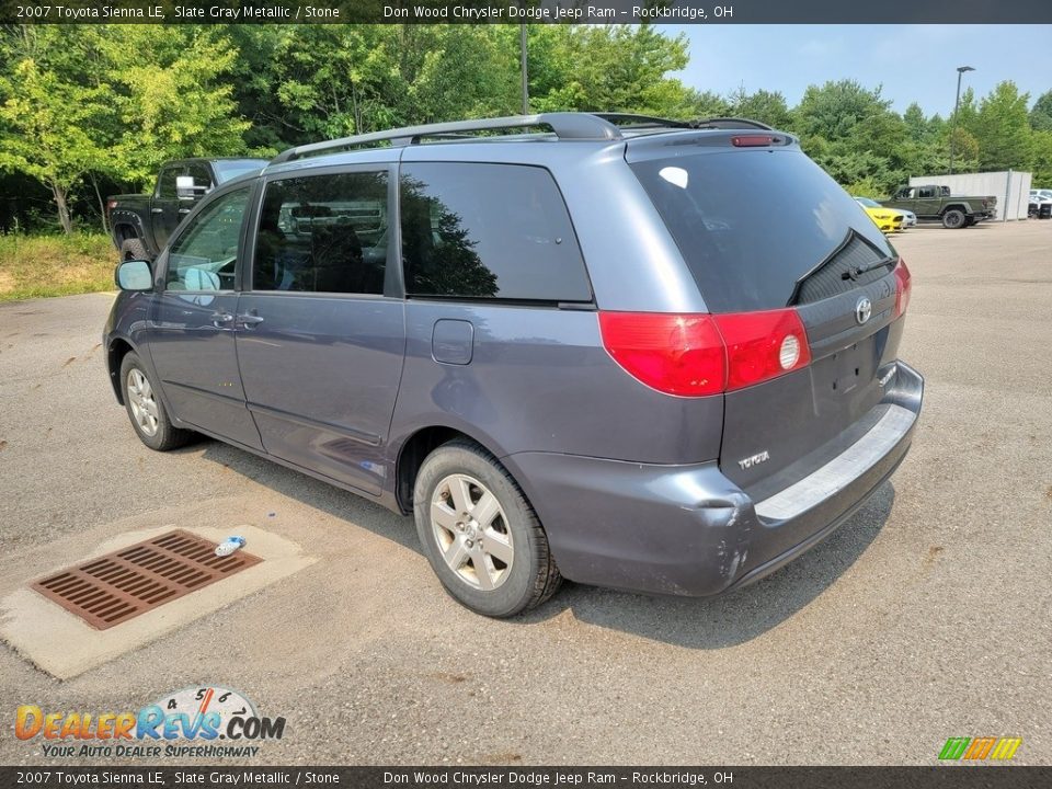 2007 Toyota Sienna LE Slate Gray Metallic / Stone Photo #5