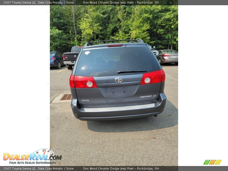 2007 Toyota Sienna LE Slate Gray Metallic / Stone Photo #7