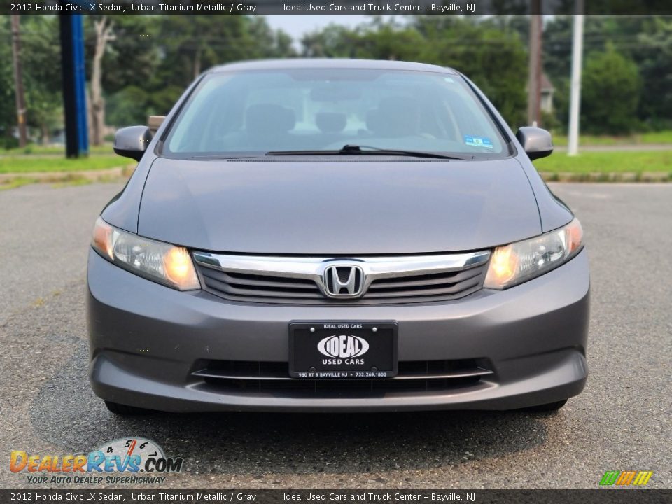 2012 Honda Civic LX Sedan Urban Titanium Metallic / Gray Photo #8