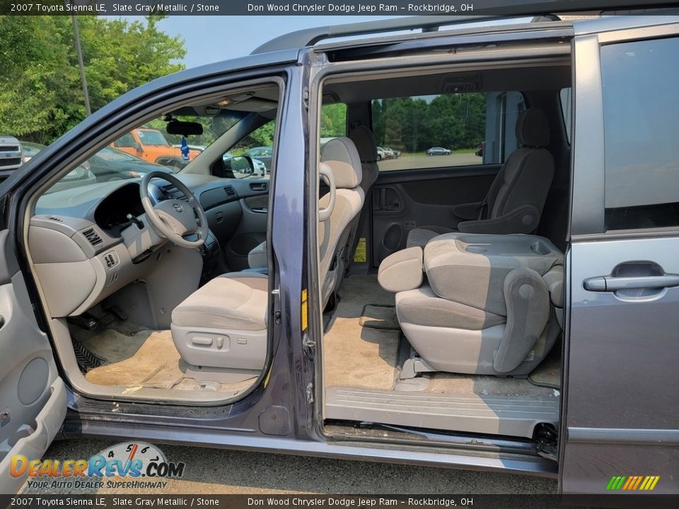 2007 Toyota Sienna LE Slate Gray Metallic / Stone Photo #9