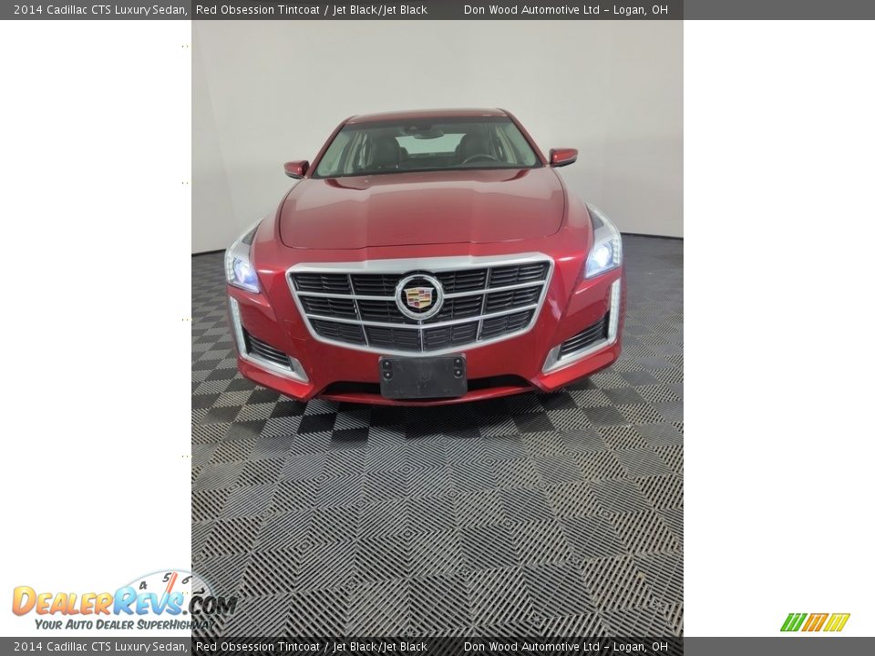 2014 Cadillac CTS Luxury Sedan Red Obsession Tintcoat / Jet Black/Jet Black Photo #4