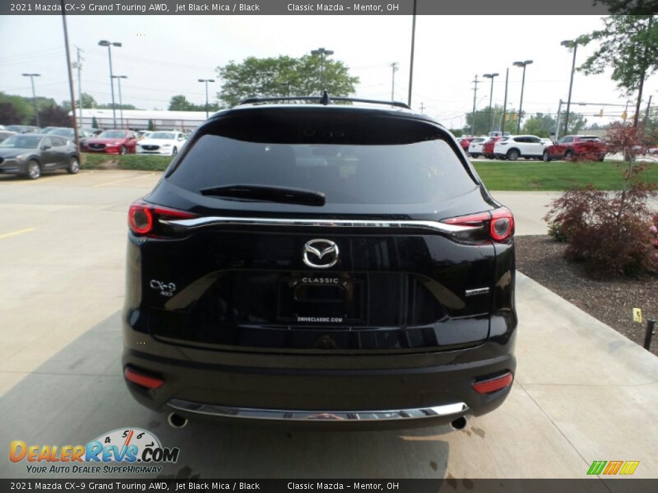 2021 Mazda CX-9 Grand Touring AWD Jet Black Mica / Black Photo #5