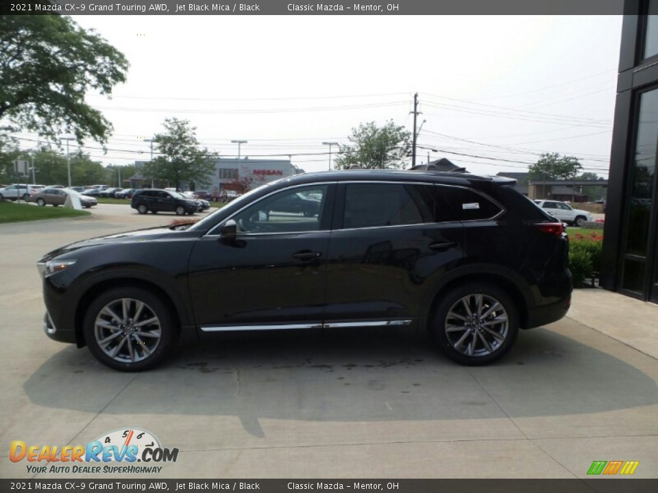 2021 Mazda CX-9 Grand Touring AWD Jet Black Mica / Black Photo #6