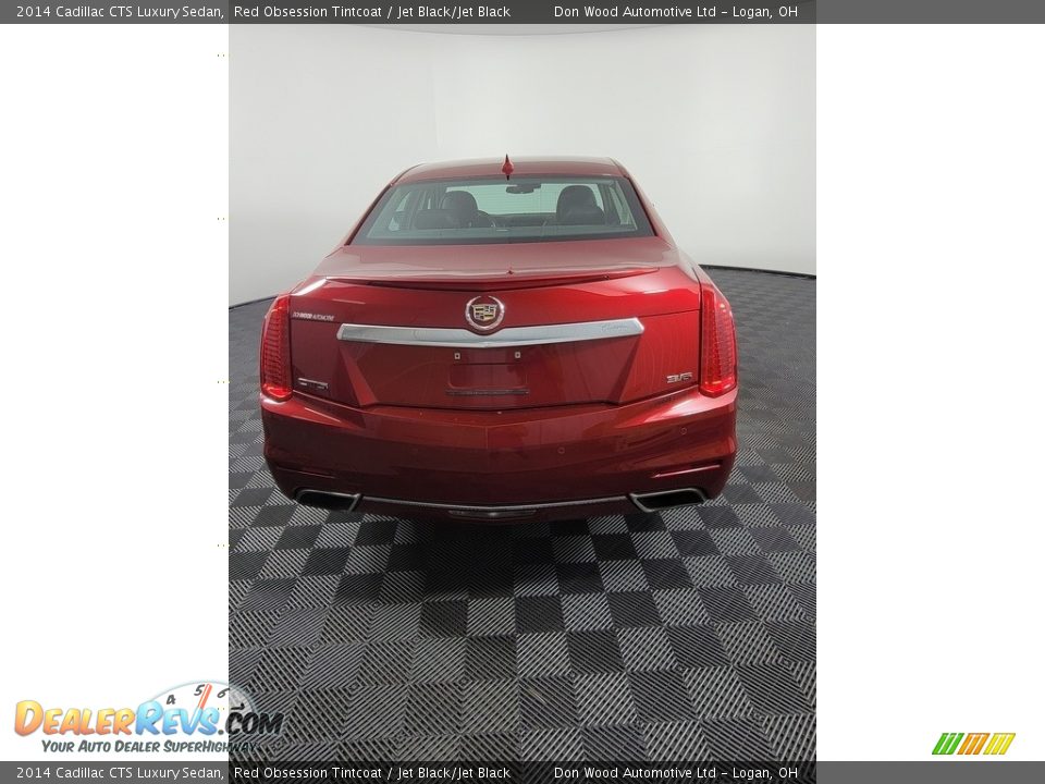 2014 Cadillac CTS Luxury Sedan Red Obsession Tintcoat / Jet Black/Jet Black Photo #8