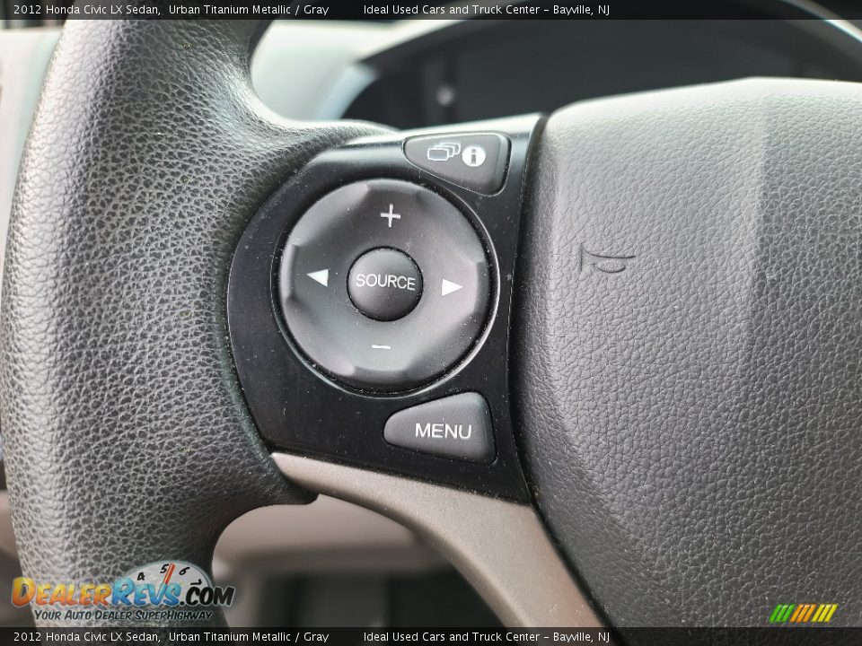 2012 Honda Civic LX Sedan Urban Titanium Metallic / Gray Photo #20