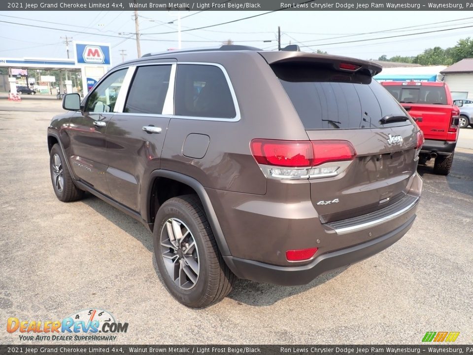 2021 Jeep Grand Cherokee Limited 4x4 Walnut Brown Metallic / Light Frost Beige/Black Photo #3