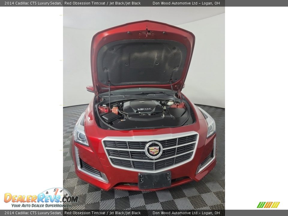 2014 Cadillac CTS Luxury Sedan Red Obsession Tintcoat / Jet Black/Jet Black Photo #12