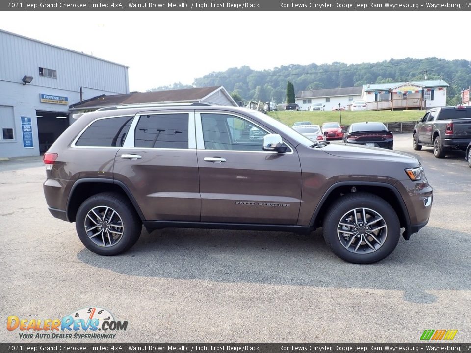 2021 Jeep Grand Cherokee Limited 4x4 Walnut Brown Metallic / Light Frost Beige/Black Photo #6