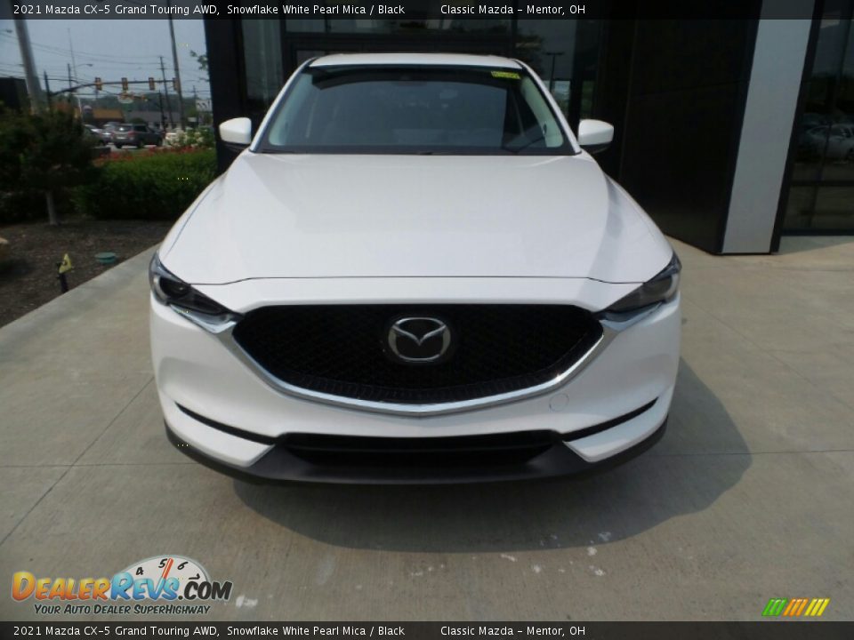 2021 Mazda CX-5 Grand Touring AWD Snowflake White Pearl Mica / Black Photo #2