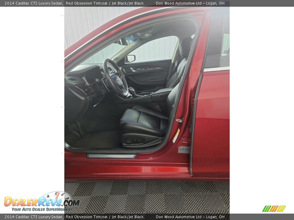 2014 Cadillac CTS Luxury Sedan Red Obsession Tintcoat / Jet Black/Jet Black Photo #17